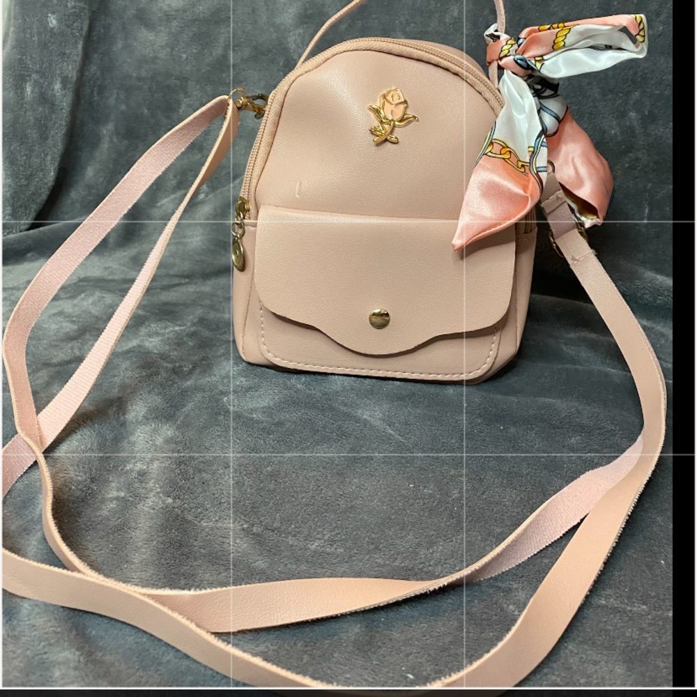A hang bag it’s pink and from Marshalls